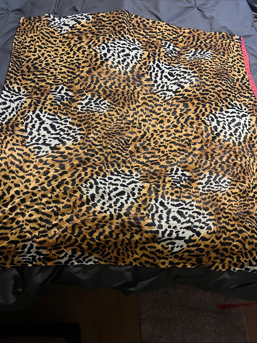 Leopard Print scarf- Amber and Black